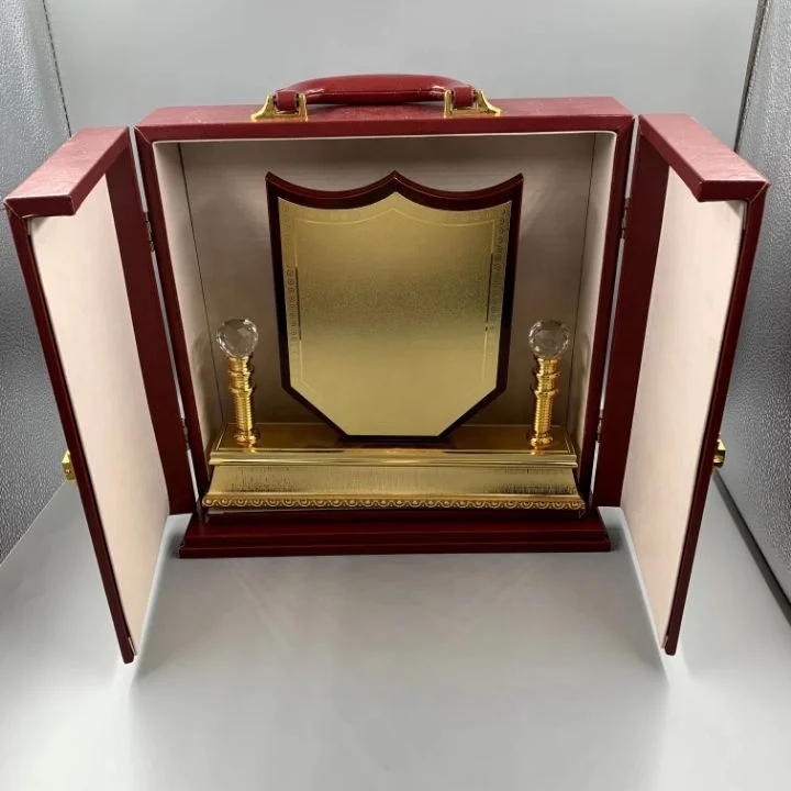 piano finish rosewood wooden award plaques