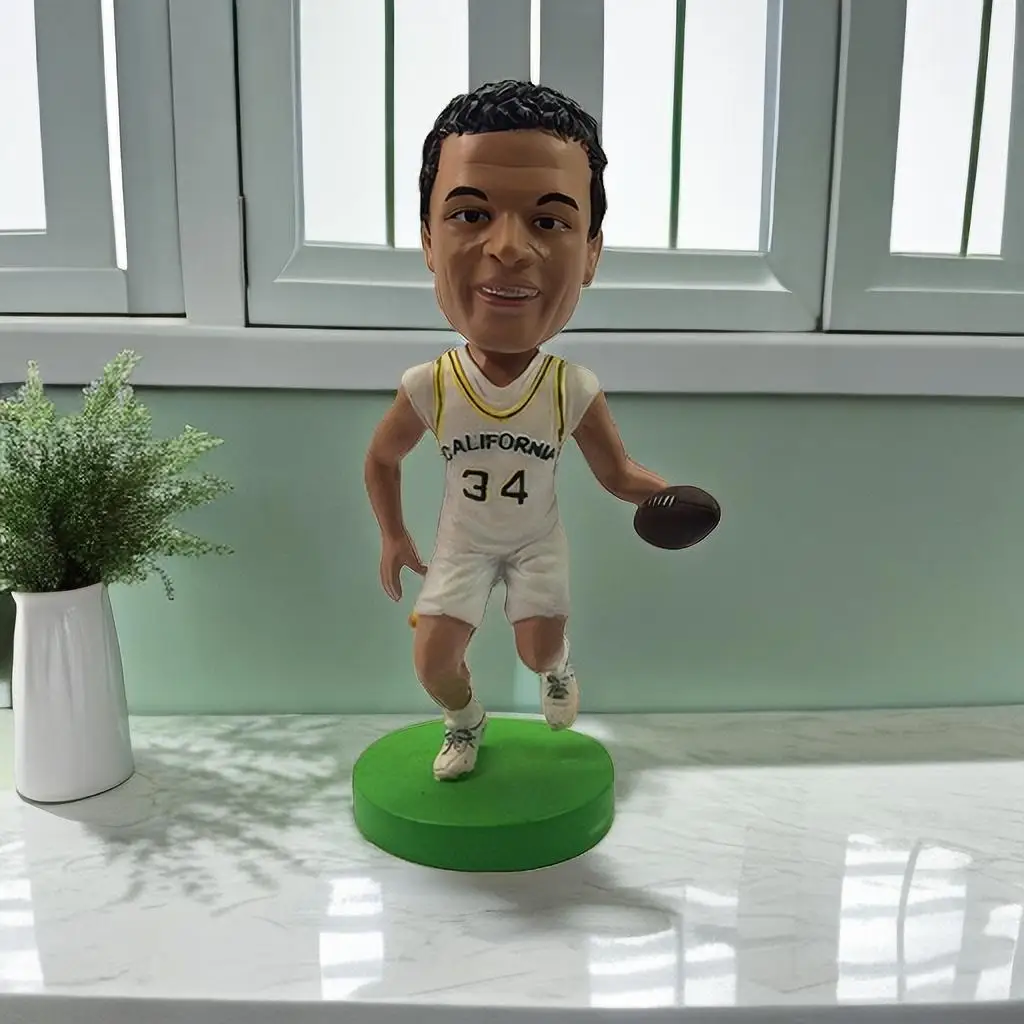 Promotional Souvenir custom racer sports Bobblehead Player Bobble Head Figurine Dolls Home Decoration