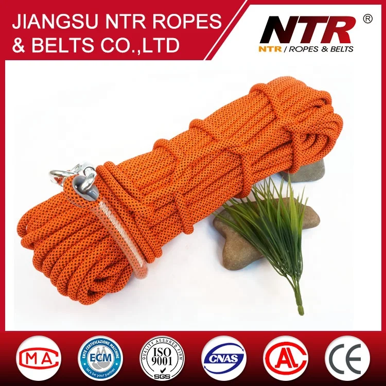 NTR polyester braided rope 8 plait outdoor climbing braided rope rescue rope