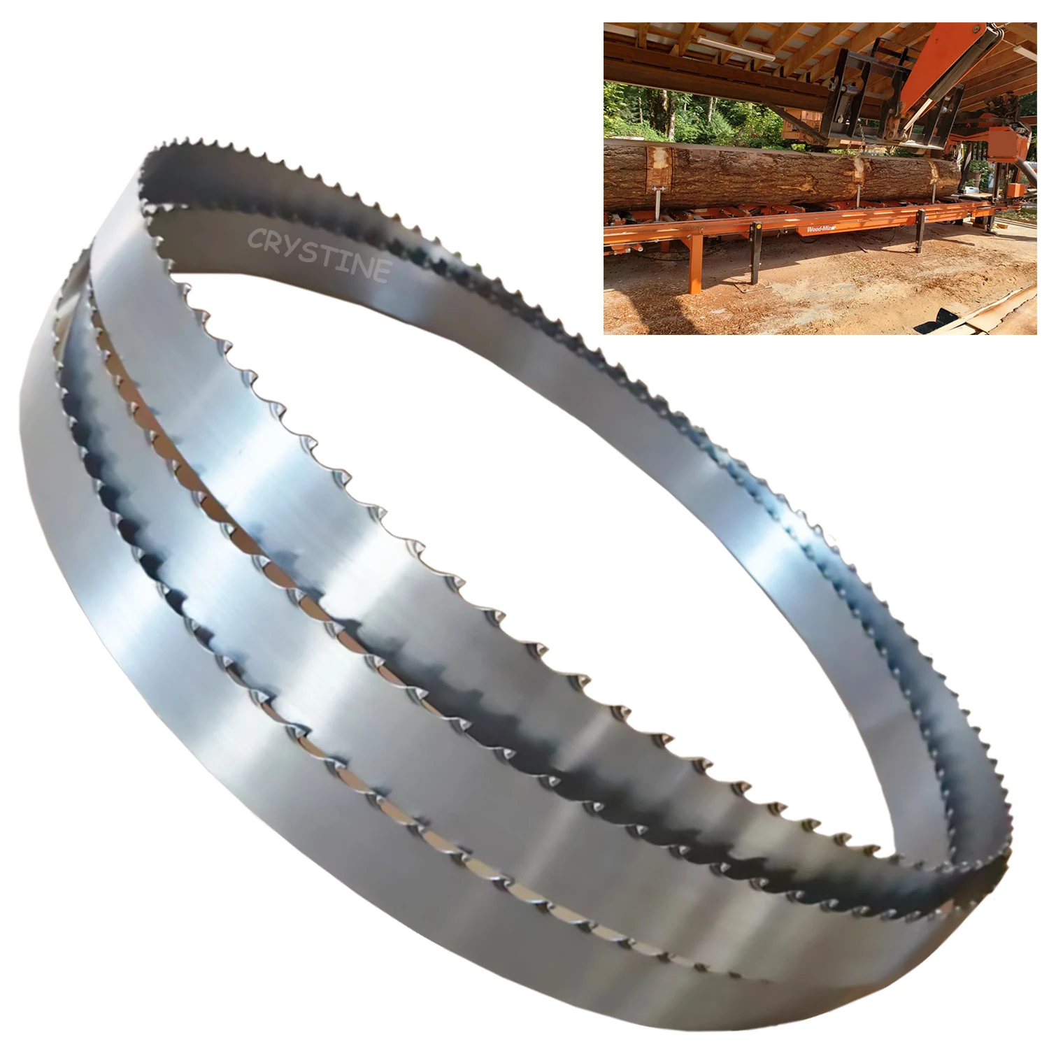 Portable Sawmill Alloy Band Saw Blade Sawmill Blade Welding Bandsaw Blades For Cutting Wood