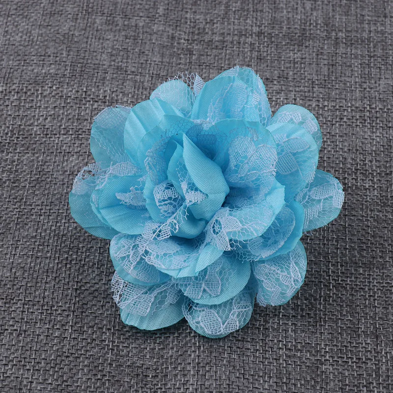 Fabric chiffon lace artificial flowers for dress clothing,artificial flowers decor wedding wall,artificial flowers wholesale