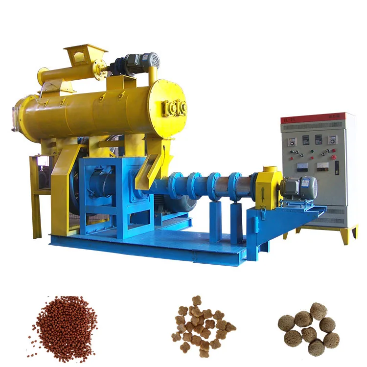 top quality Aquaculture Shrimp Crab Corn Bone Flour High Protein Electric Wild Fish Feed Pellet Machine