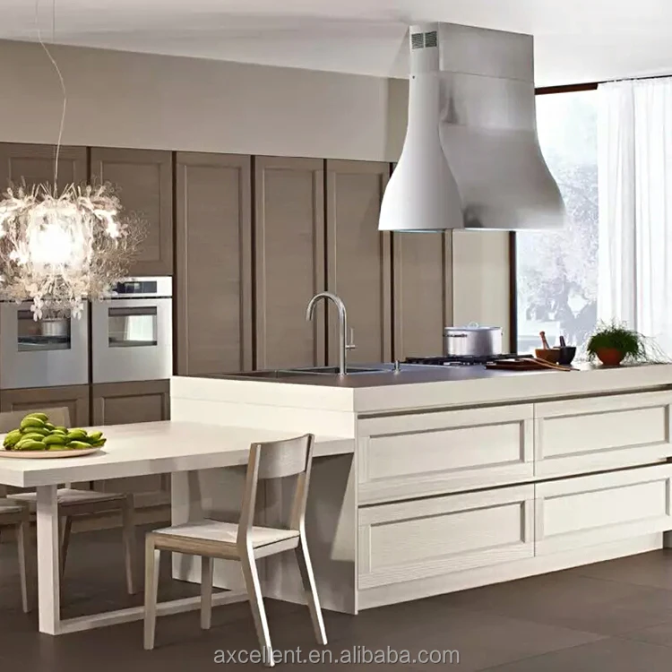 Design Set Bamboo Modern Hanging Wall Wooden French Provincial Bar Handle Counter Cupboard Kitchen Cabinet