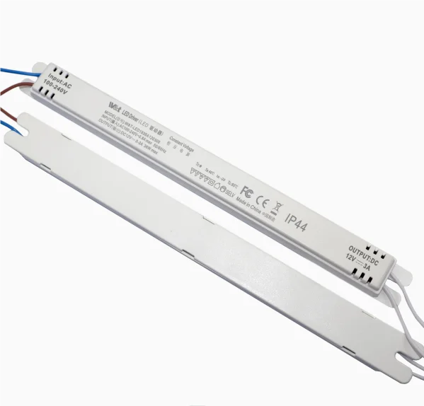 Светодиодный источник питания CE FCC GS RoHS EN61347 для кухни и ванной, водонепроницаемое зеркало ip44 36 Вт-60 Вт, постоянный ток 12 В 24 В, светодиодный драйвер