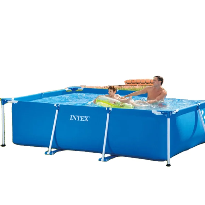 Intex 28272 300cm Easy Small Size Rectangular FrameAbove Ground Swimming Pool