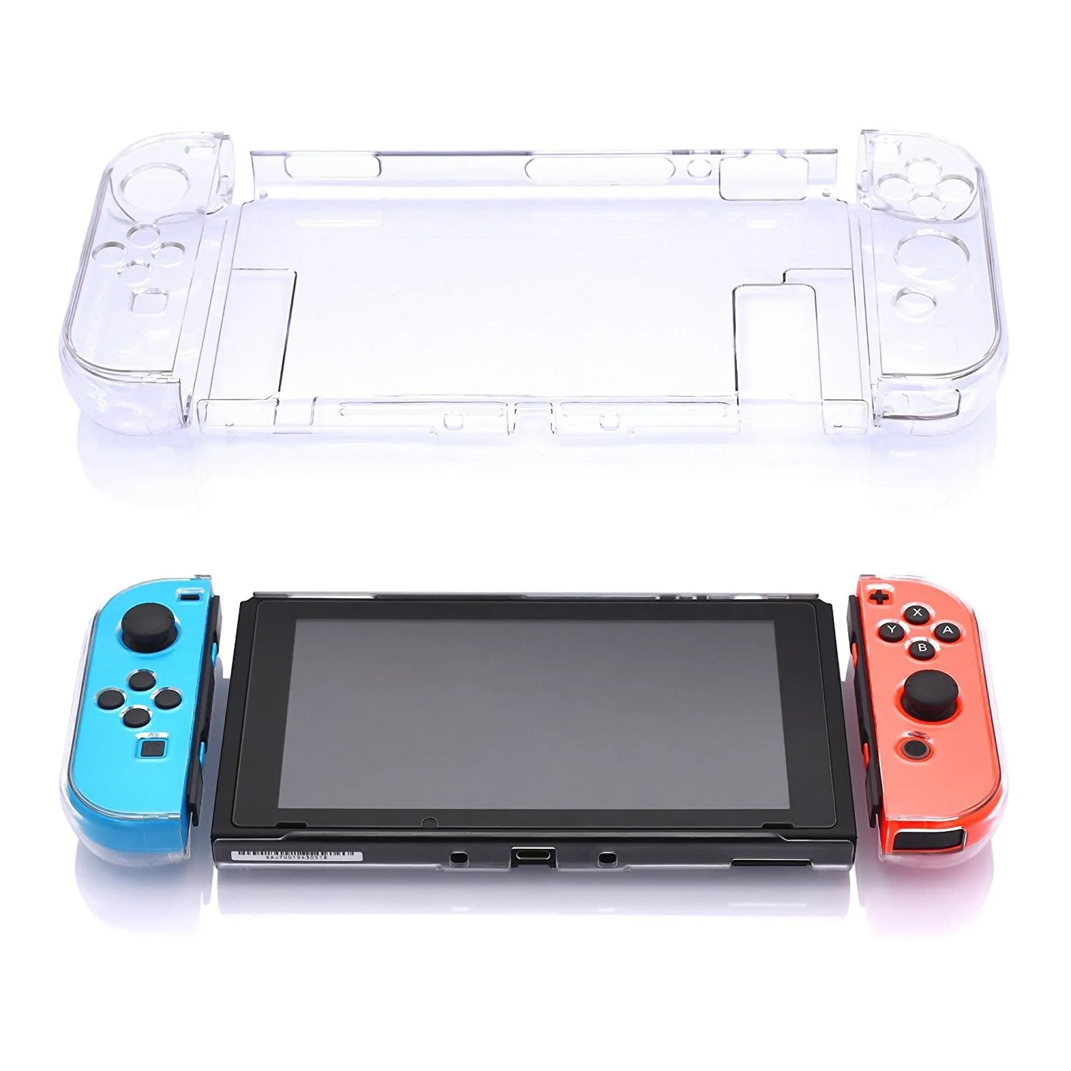 2022 Hot Selling Switch Protective Case Silicone Soft Shell Transparent NS Game Console Separation Host Protective Case