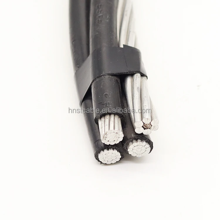 Power transmission line electric cable three phase overhead abc cable