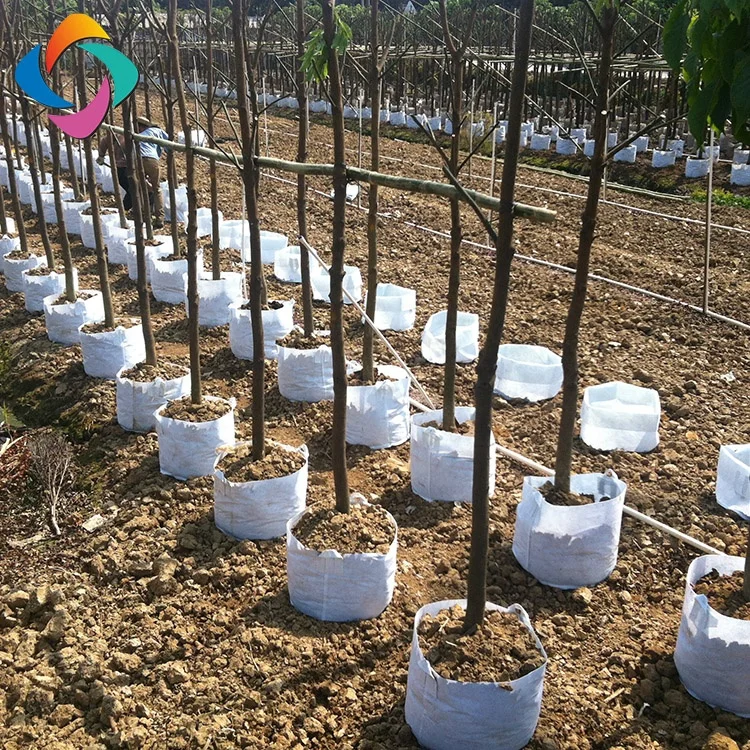 Garden geotextile non woven fabric pot tree planting grow bags manufacturer
