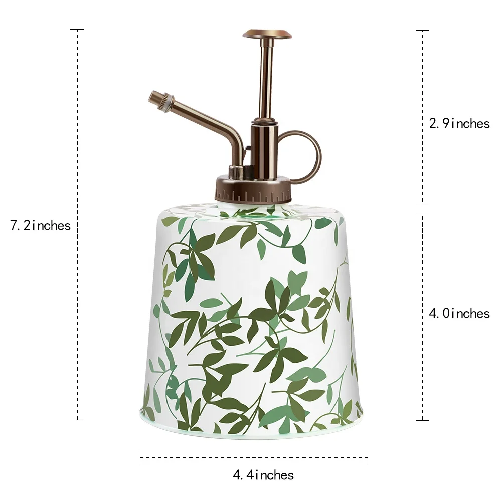 Мини-насос ручной 0 6Л распылитель для воды из оцинкованного металла суккулентов садовый бутылка с