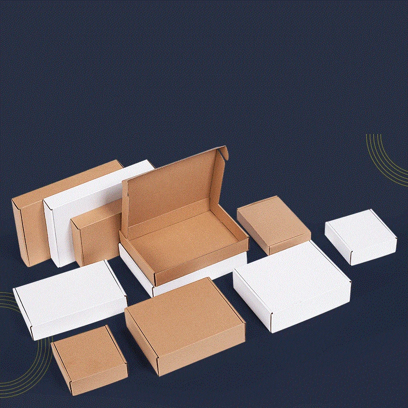 Bangdi Factory Custom Logo Airplane Cardboard Box Embossed Corrugated Kraft Paper Packaging Mailer for Shipping Industrial Use