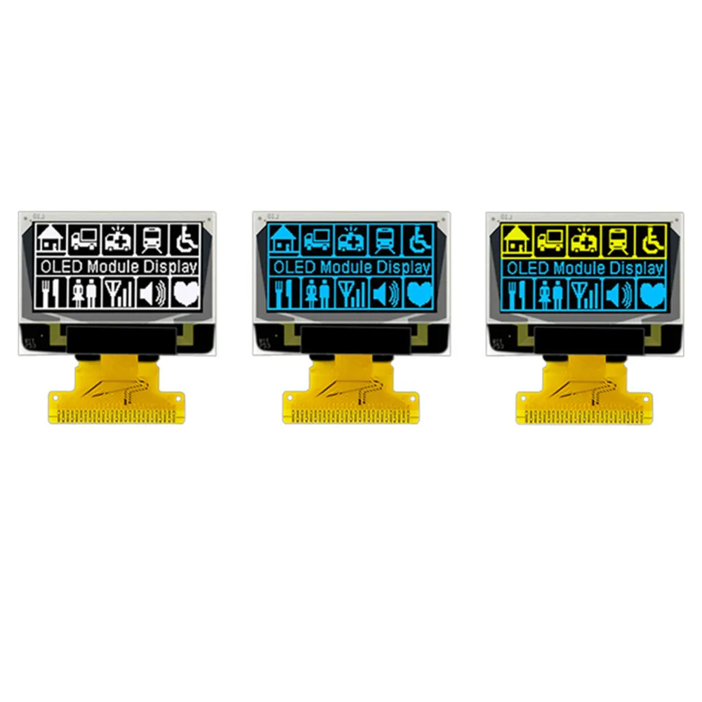 Taidacent 0.96 Inch White Smart Watch LCD Display Modules I2C SSD1306 128x64 OLED 0.96 LCD 128x64