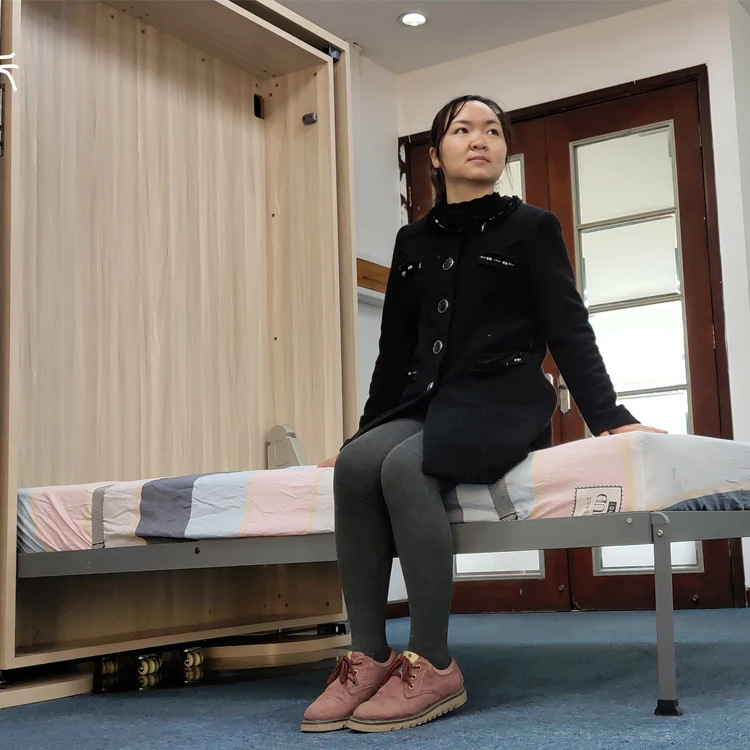 Поворотная складная кровать в итальянском стиле, скрытые настенные кровати, подъемная кровать с вращающимся устройством