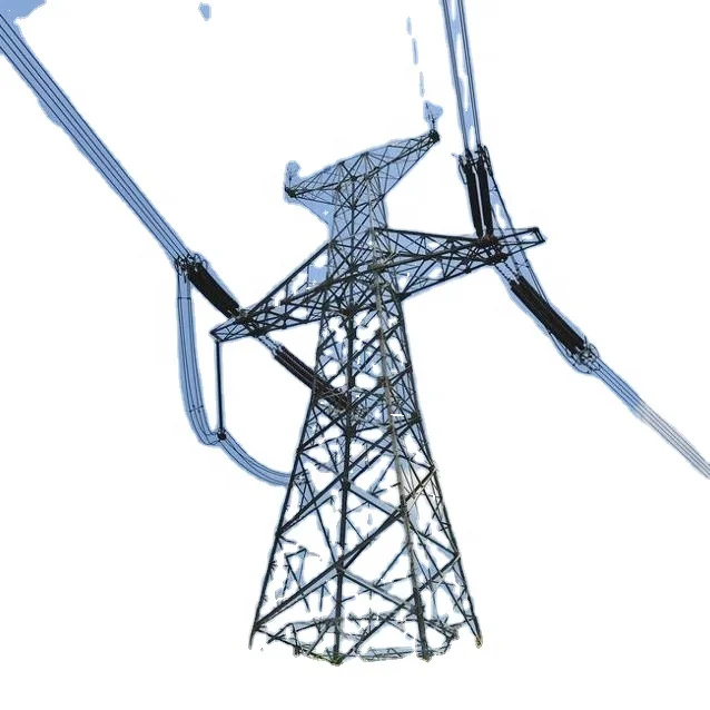 certificated 110KV electrical pylons transmission tower