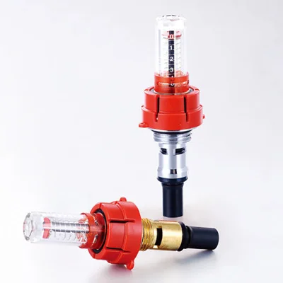 water flow divider manifold flowmeter with regulator for underfloor heating