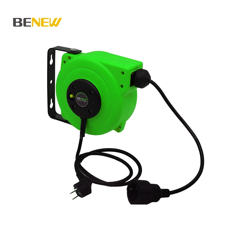 Factory wholesale HO5VV-F 3G1.5mm2 small retractable cable reel cord reel for home application