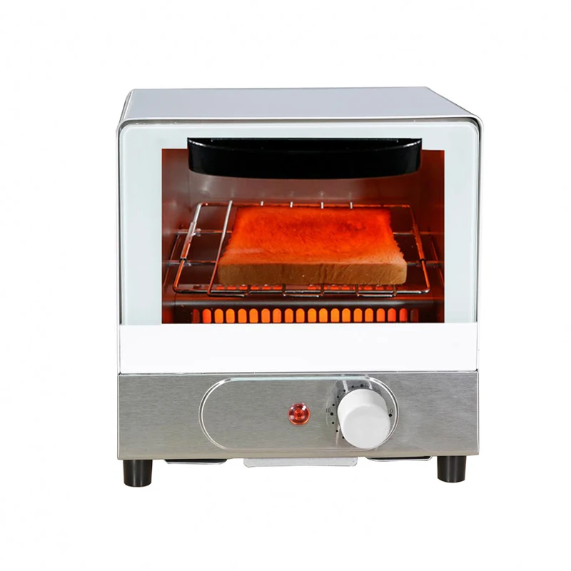 Mini Electric Oven 500W 6L Toaster oven with timer and bake