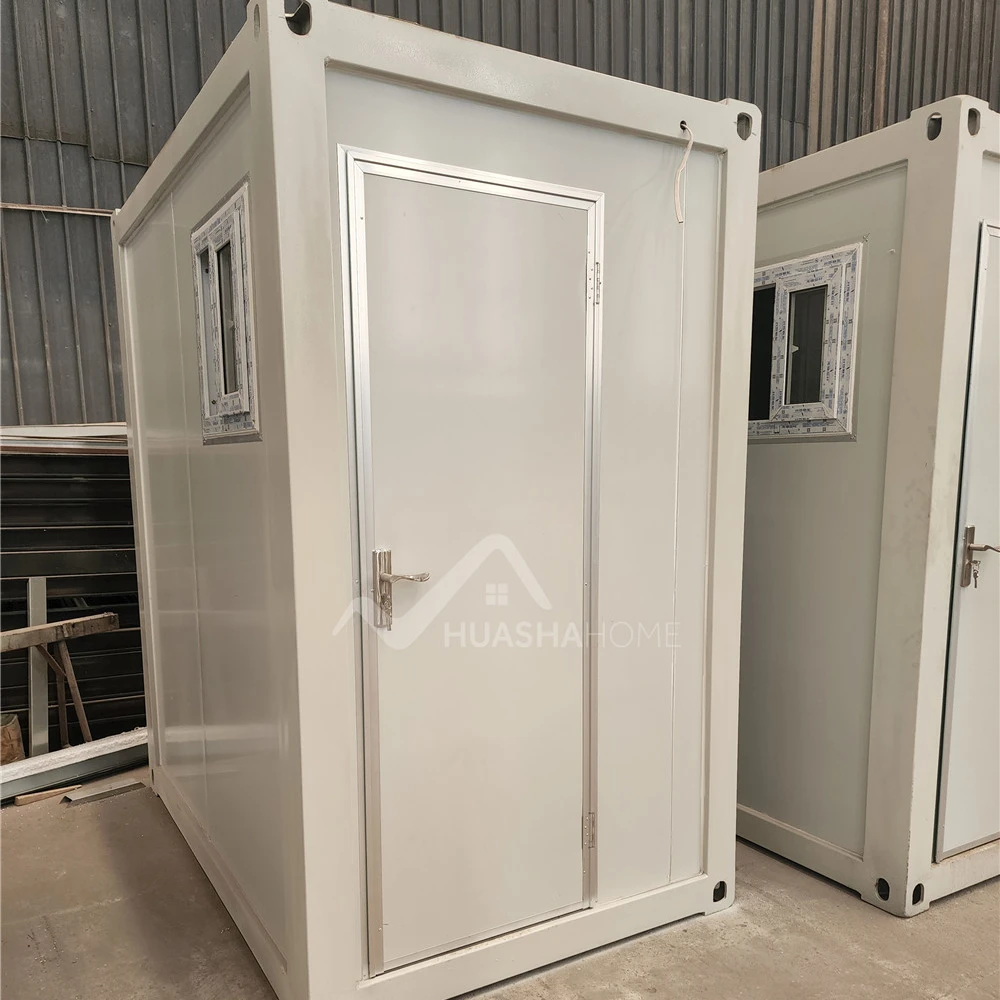 Australian Standard container homes florids toilet with yellow interior wall