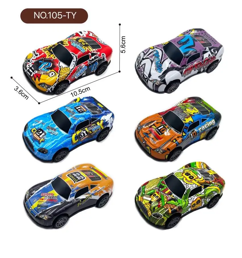 Fashionable Movable Tinplate Diecast Car Toy for Kids