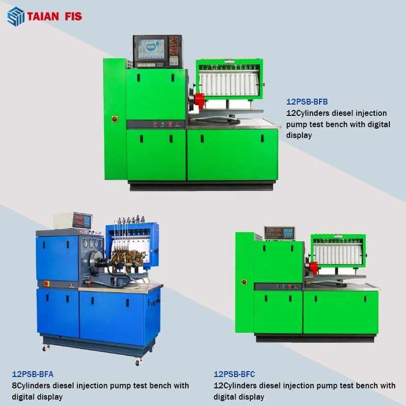 Newest Auto Repair Equipment Diesel Injector Calibration Machine 12PSB Diesel Fuel Injection Pump Test Bench
