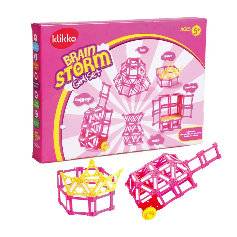 
Klikko educational kindergarten plastic large toy kids 3d building blocks game 