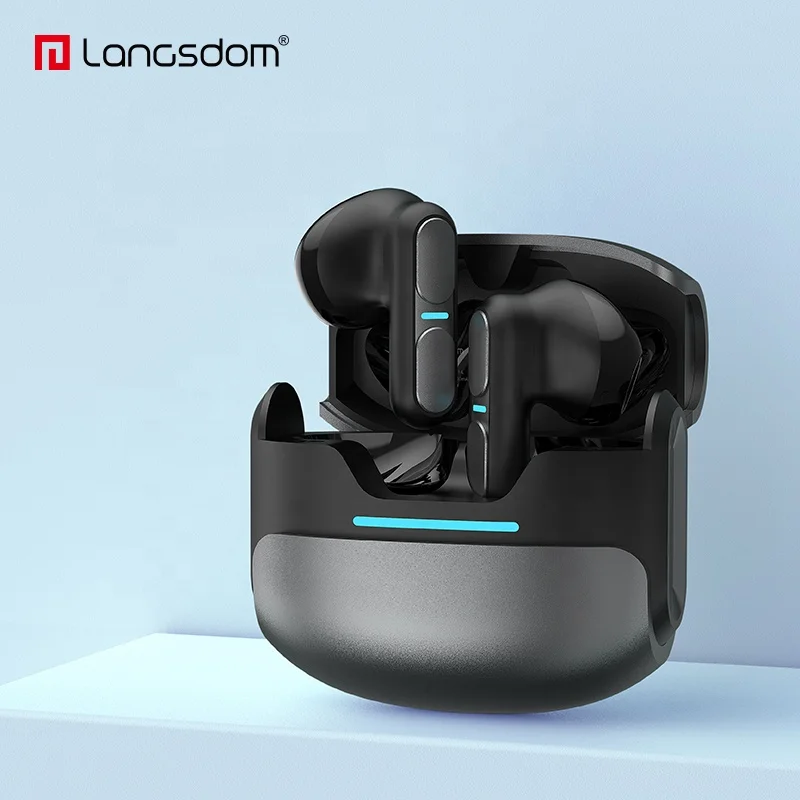 wholesale price low latency high true stereo headset bluetooth 5.3 wireless long battery life gaming earphones