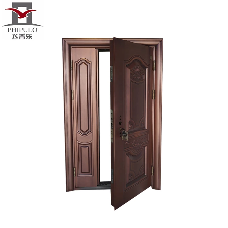 Laser Cut Window Grill Louver Steel Door design