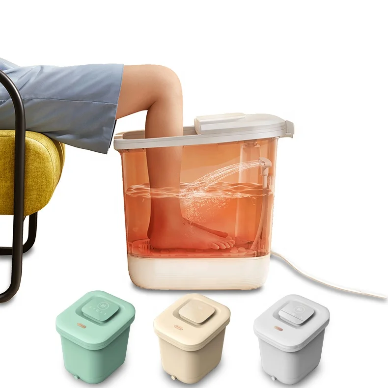 Hot Selling High Depth Foot Bathtub Vibration Bubble Spa Footed Bathing For Blood Circulation And Relieve Muscle Pain Relax