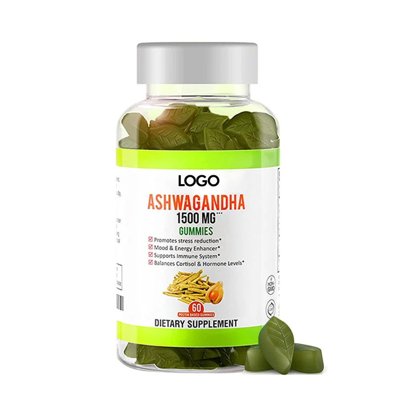 Стоит покупать хорошего качества частная этикетка уменьшает сбалансированность напряжения, уровни гормонов, жевательные резинки Ashwagandha