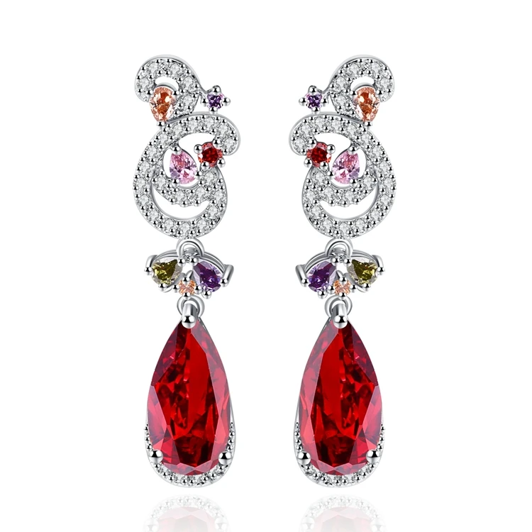  Серьги из циркония деревянные серьги