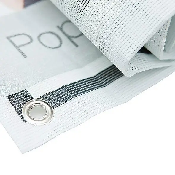 Fence Banners Anti-wind pvc vinyl mesh banners outdoor mesh fence banner custom printing with eyelet
