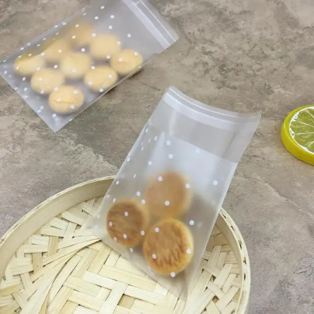 Cookie Packaging Bag Transparent CPP Plastic Candy Bag With Custom Printing