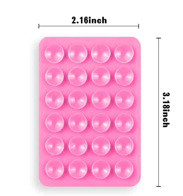 Silicone Suction Phone Case Adhesive Mount Hands-Free Strong Grip Holder for Selfies and Videos  Durable