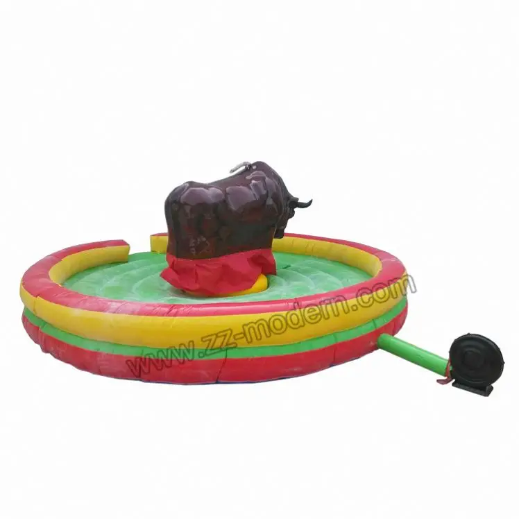 Attraction park equipment Inflatable bull rodeo mechanical bull ride amusement rides for kids