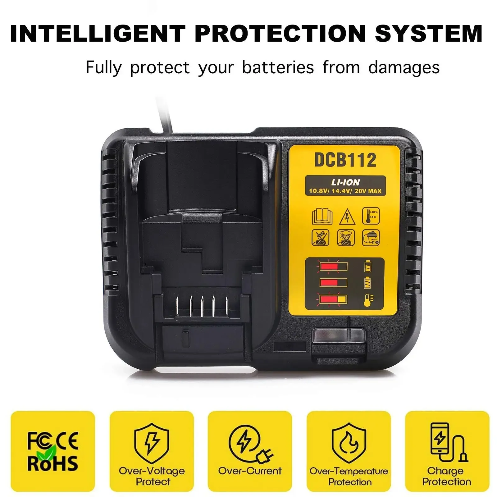 Power Tool Battery Charger Replacement 20v Dewalt Battery Charger Dcb112 For Cordless Drill Power Tool