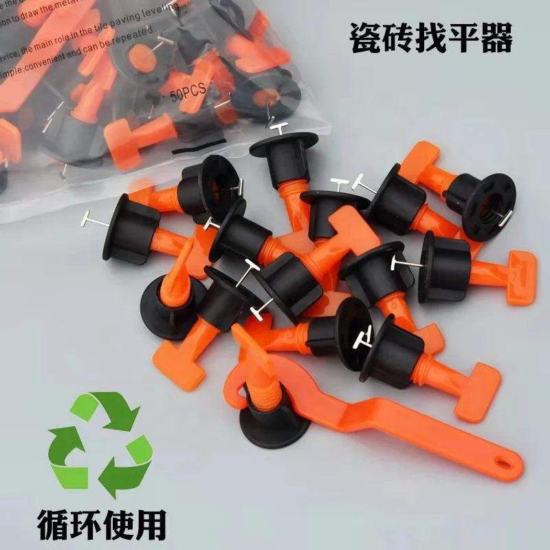 leveler for ceramics high quality tile clips leveling system tile leveler spacer High-end plastic tile leveling clips
