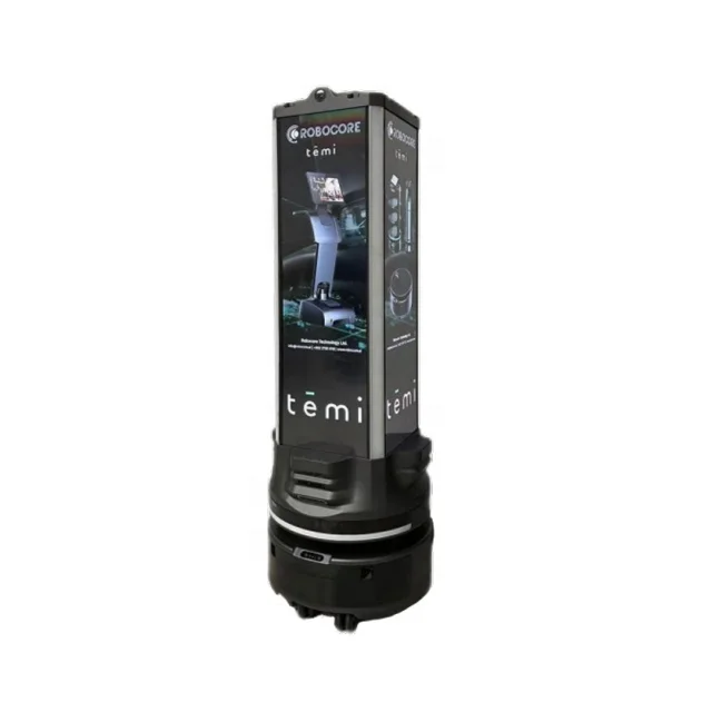 Temi Mobile Advertising Artificial Intelligence Robot for Autonomous Navigation Obstacles Avoidance Human-Robot Interaction