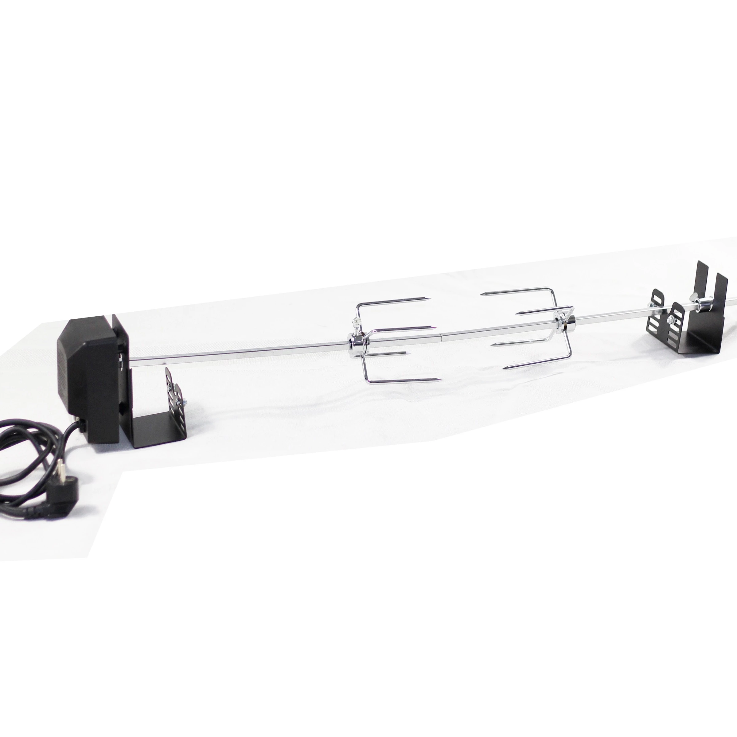 Electric Motor BBQ Rotisserie Kit With Meat prong Spit Rod rotisserie Kit for gas grill