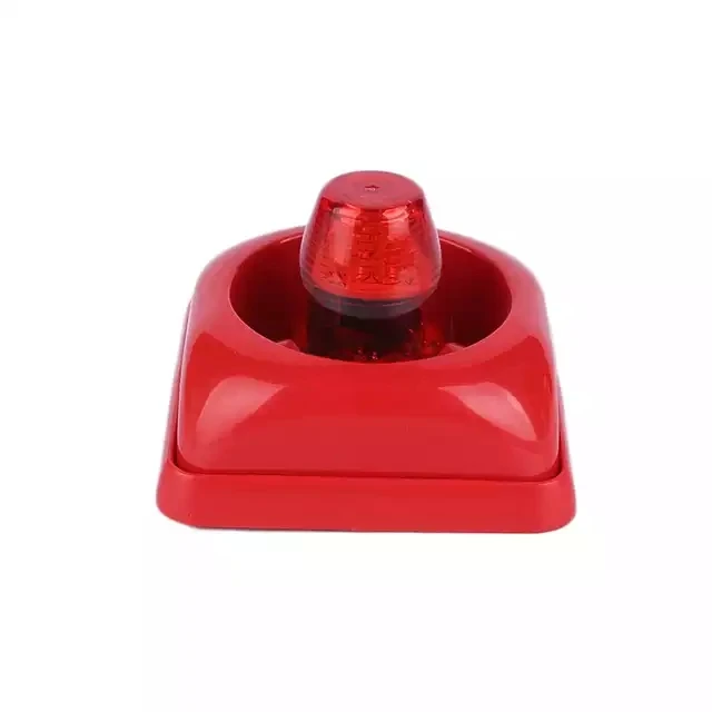Strobe Siren Durable 12v/24V Sound Alarm Flashing Red Light Piezo Strobe Siren 115db Alarm System