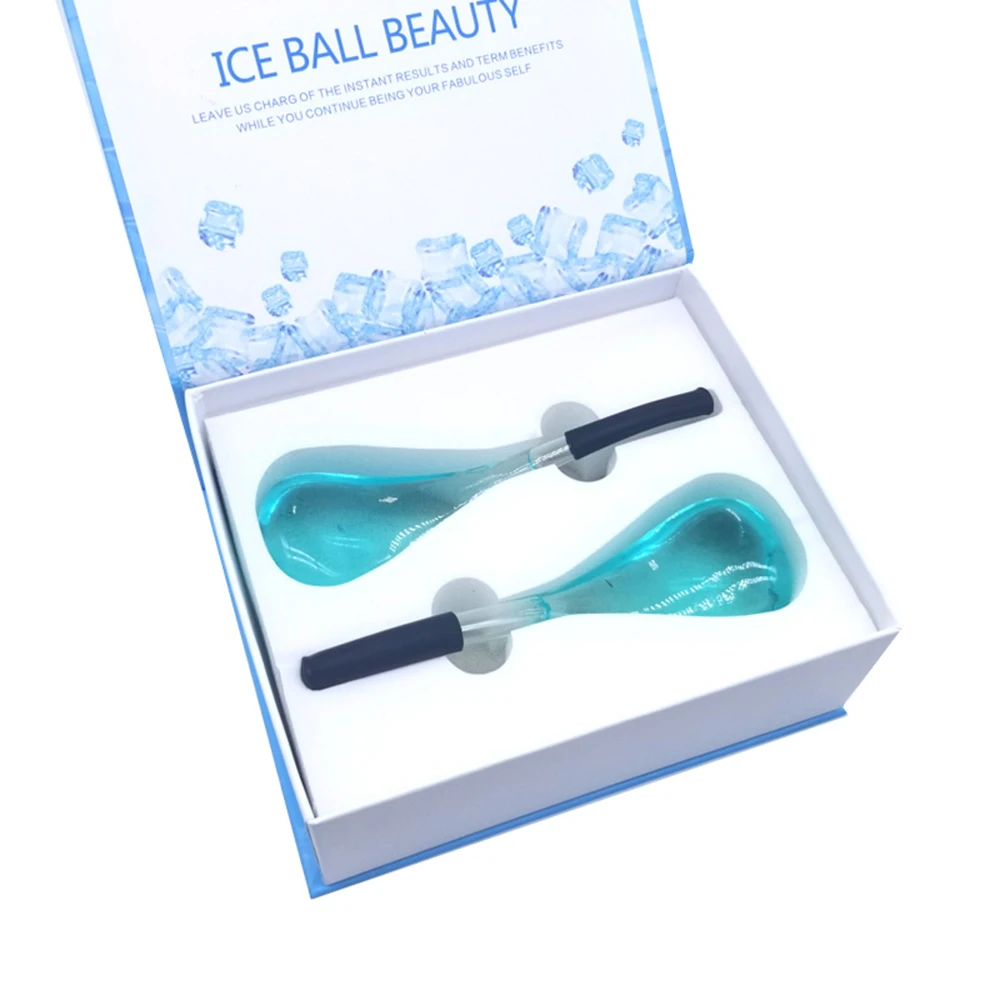 MSMR Frozen Beauty Tool Face Roller and Gua Sha Set Reduce Puffiness Facial Cryo Stick Spoon Ice Globes Medispa