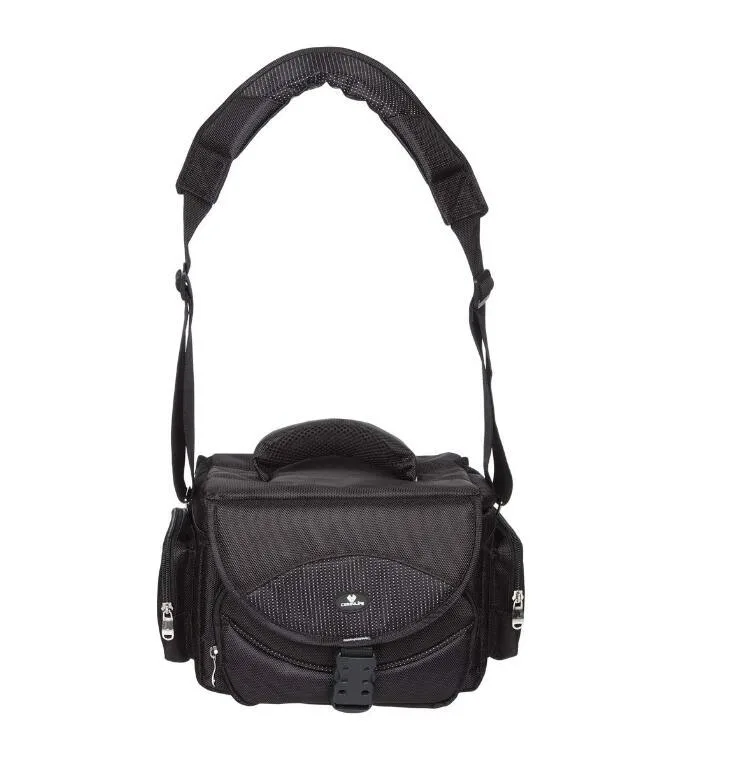 Large Pro Range SLR Camera Shoulder Bag Case + Rain cover for Camera Lumix DMC