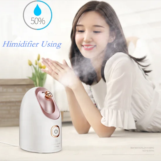 Support Samples Lightening Ionic Handheld Facial Steamer Hot Portable Mini Atomization Facial Steamer