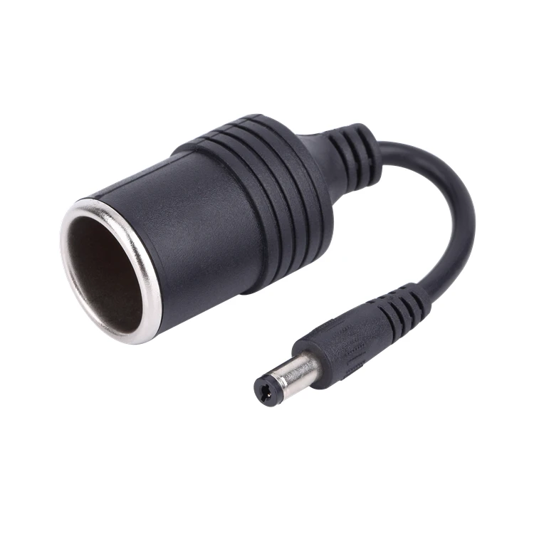 Cigarette Lighter Cable to DC 5.5 x 2.1mm Male Plug to Car Cigarette Lighter Socket Cable Female Connector Adapter Cable