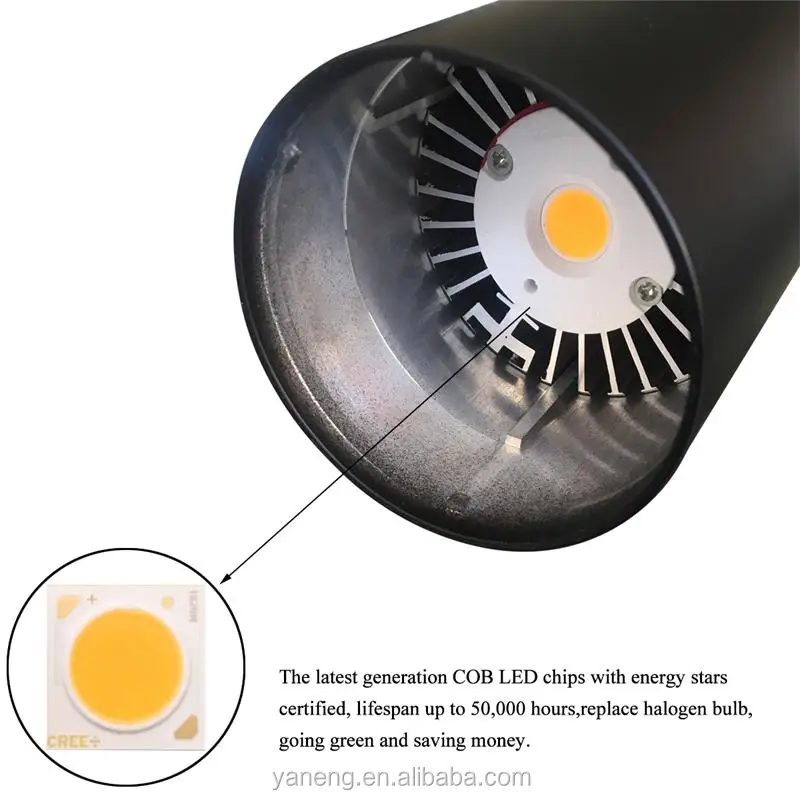 LED Spotlight Surface Mounted Narrow Beam Angle 15 degree 10W
