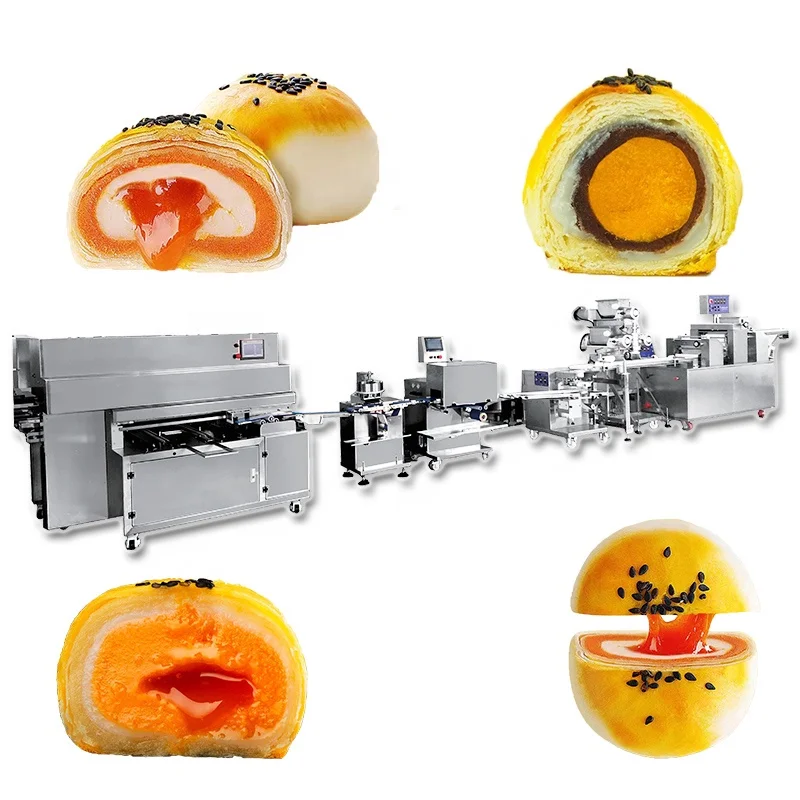 Bakenati Hot Sell BNT-209 Industrial Pastry Machine Egg Yolk Puff Pastry Machine Automatic Egg Yolk Pastry Production Line