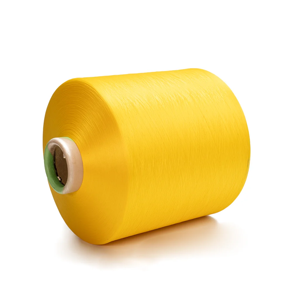 Yarn in stock label yarn polyester 75d/36 textured dty polyester yarn hilos
