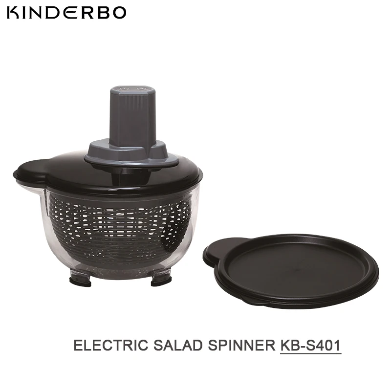 
OEM cheap electric Green salad Washer with handle collapsible salad spinner 
