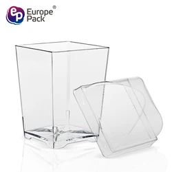 China supplier direct selling disposable 110ml plastic cups and dome lid