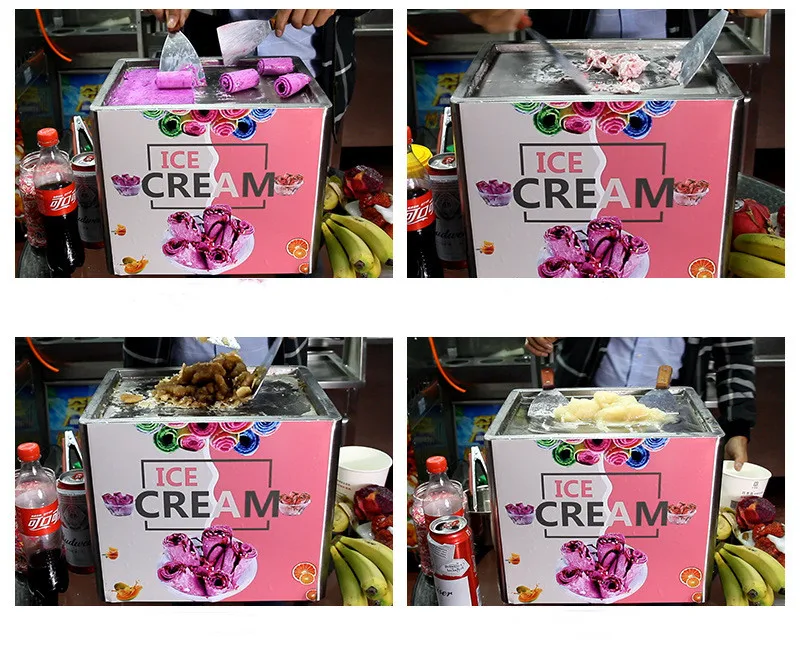 making machine ice cream roll