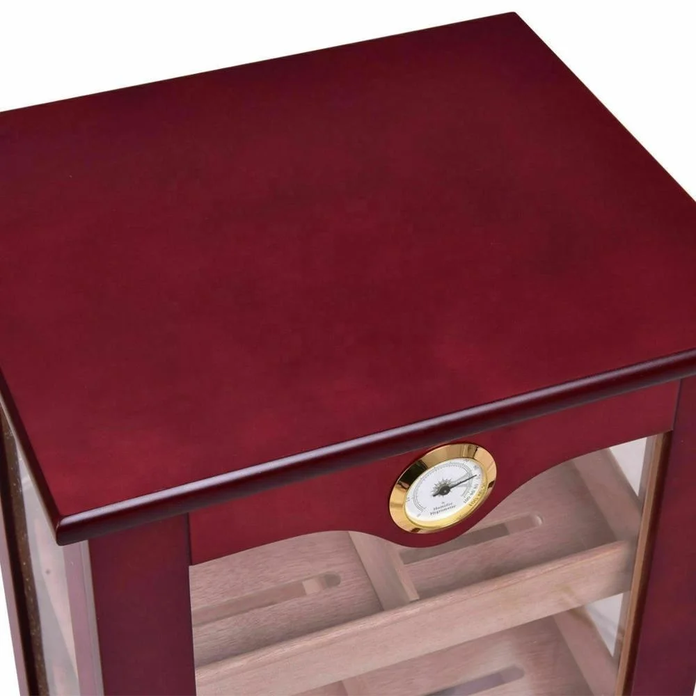 Special Large Capacity with About 100CTS and 3 Layers Cigar Display Cabinet Cigar Humidor