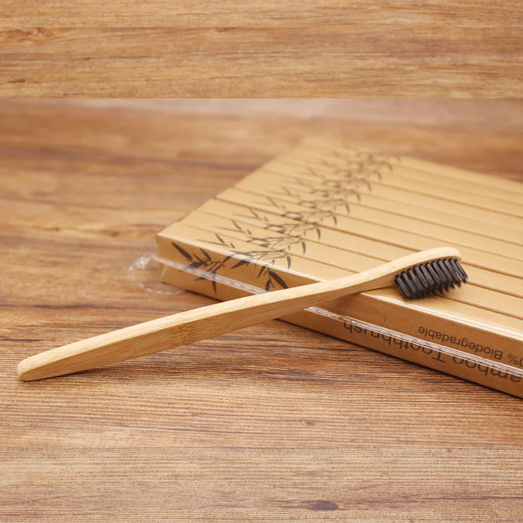 Smart Wholesale Eco Travel Case Hotel Natural Bambu Tooth Brush Set Custom Logo Organic Charcoal Bamboo Toothbrush